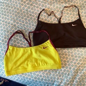 Set of 2 Nike Dri-fit sports bras